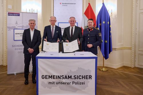 Bundesministerium für Inneres mit der österreichischen Post